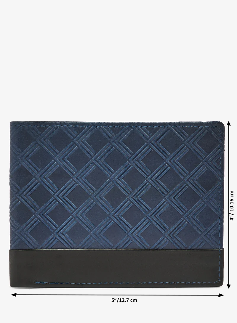 Robert Wood  Genuine Leather Textured Bi-Fold Wallet for Men | Best Price UAE